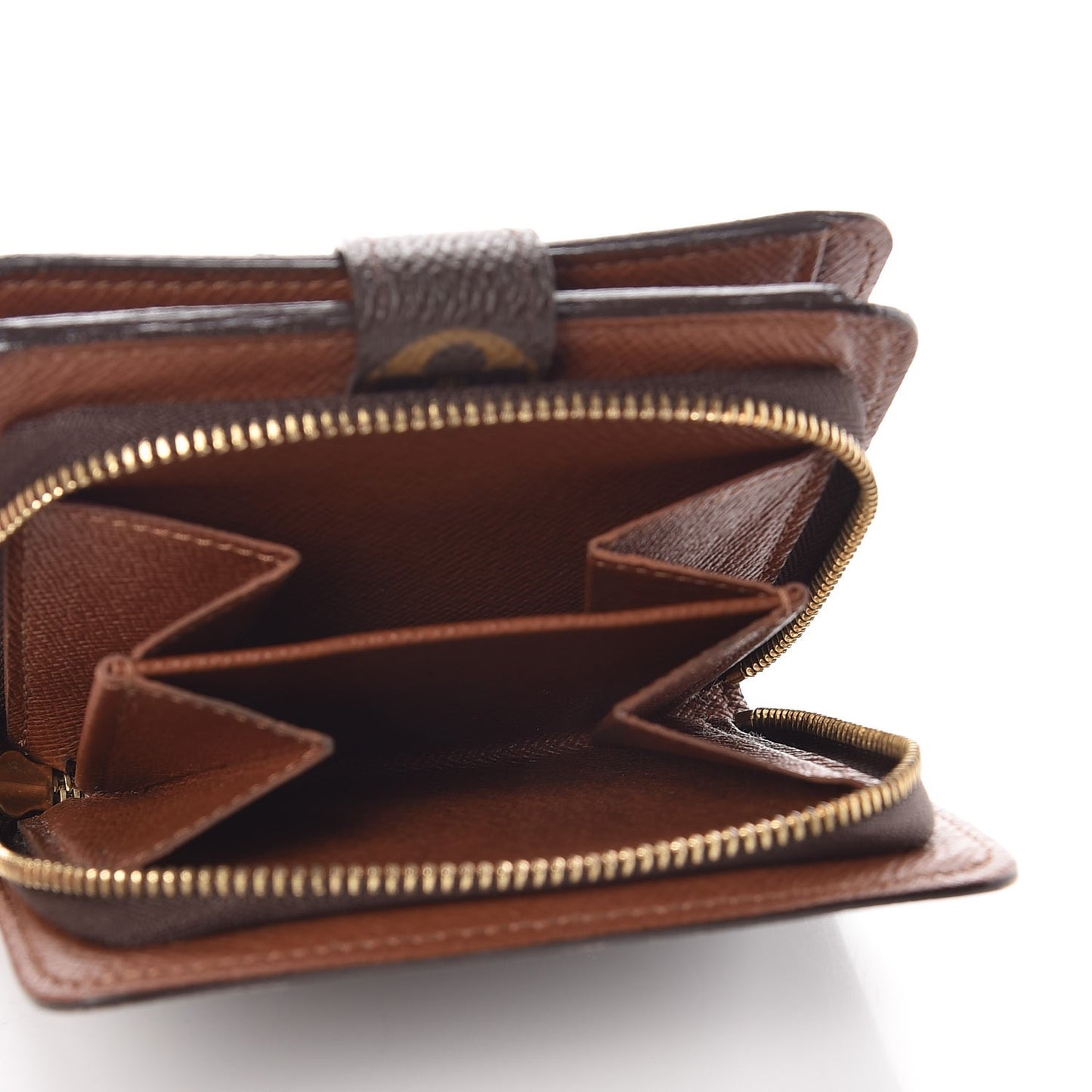 Monogram Compact Zippe Zipped Wallet