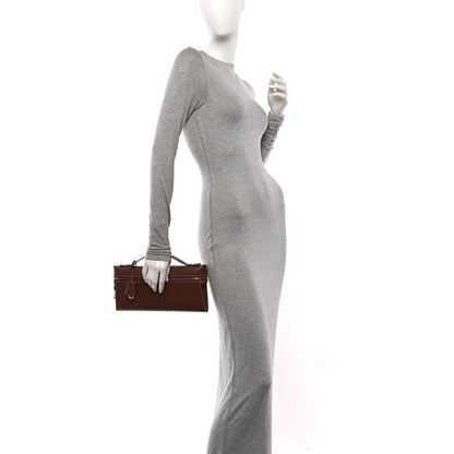 Loro Piana Smooth Calfskin Extra Clutch L29 Burnt Tan 2 of 10