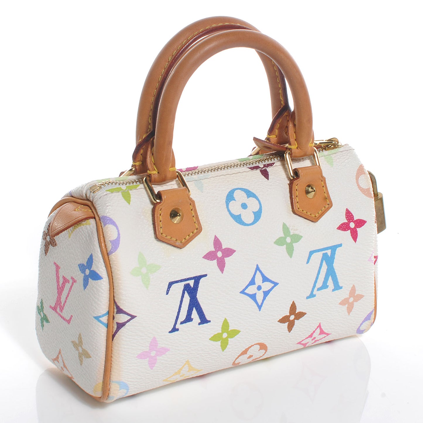 Monogram Multicolor Mini Sac HL Speedy White
