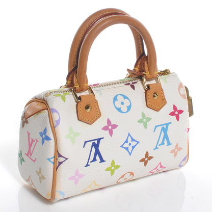 Louis Vuitton Monogram Multicolor Mini Sac HL Speedy White 3 of 8