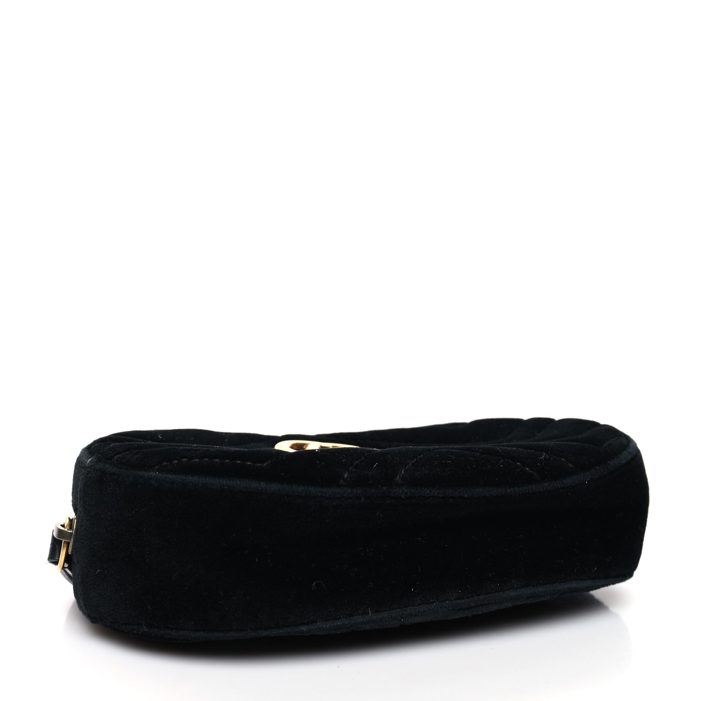 Velvet Matelasse GG Marmont Belt Bag 95 38 Black
