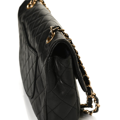 Chanel Lambskin Quilted Single Flap Black 12 of 15