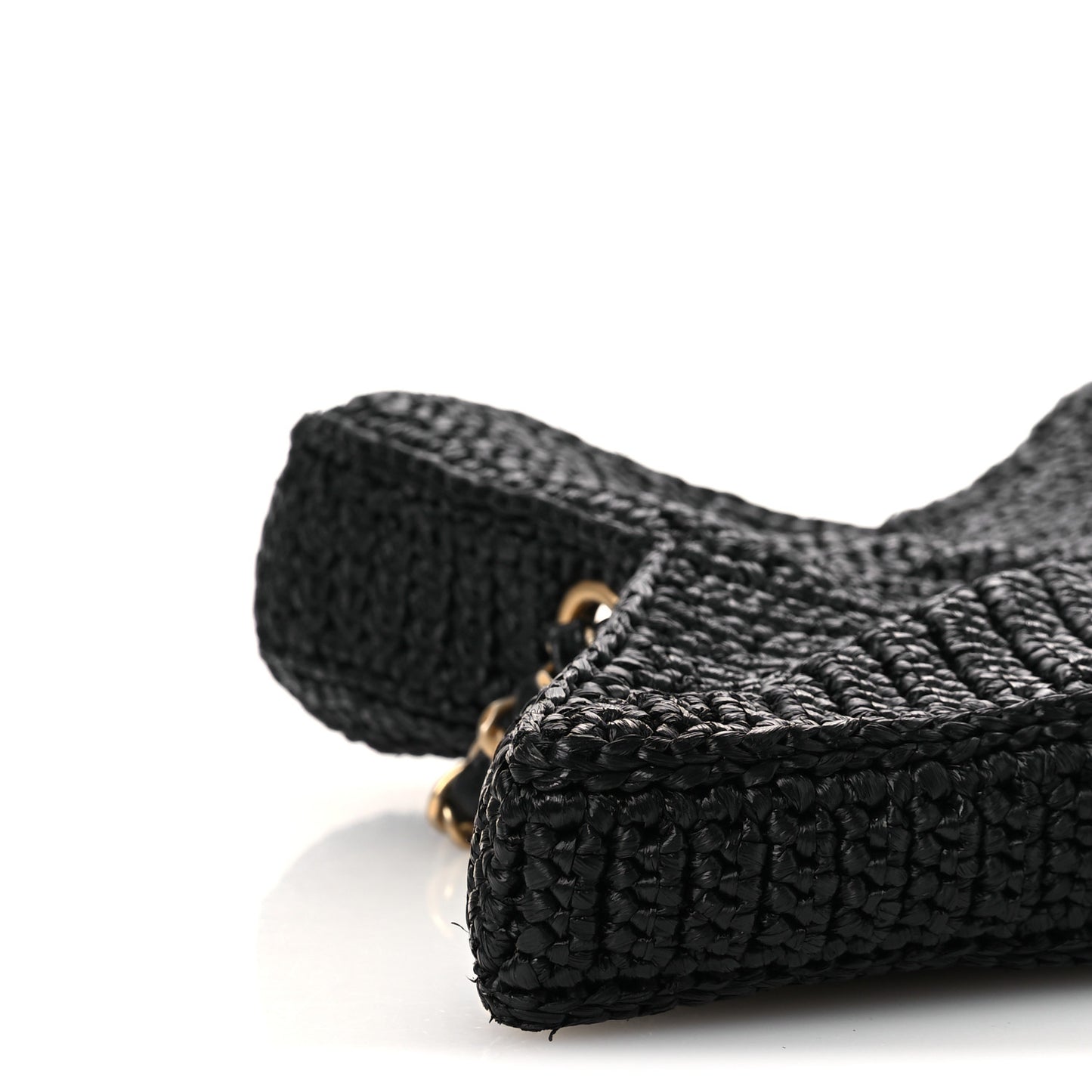 Raffia Star Coco Beach Bag Black