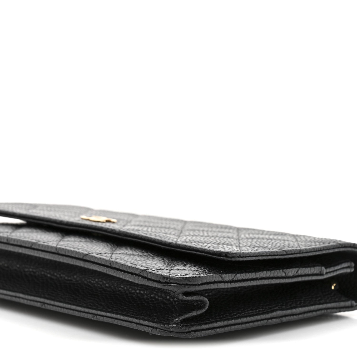 Chanel Caviar Quilted Wallet On Chain WOC Black 10 of 12