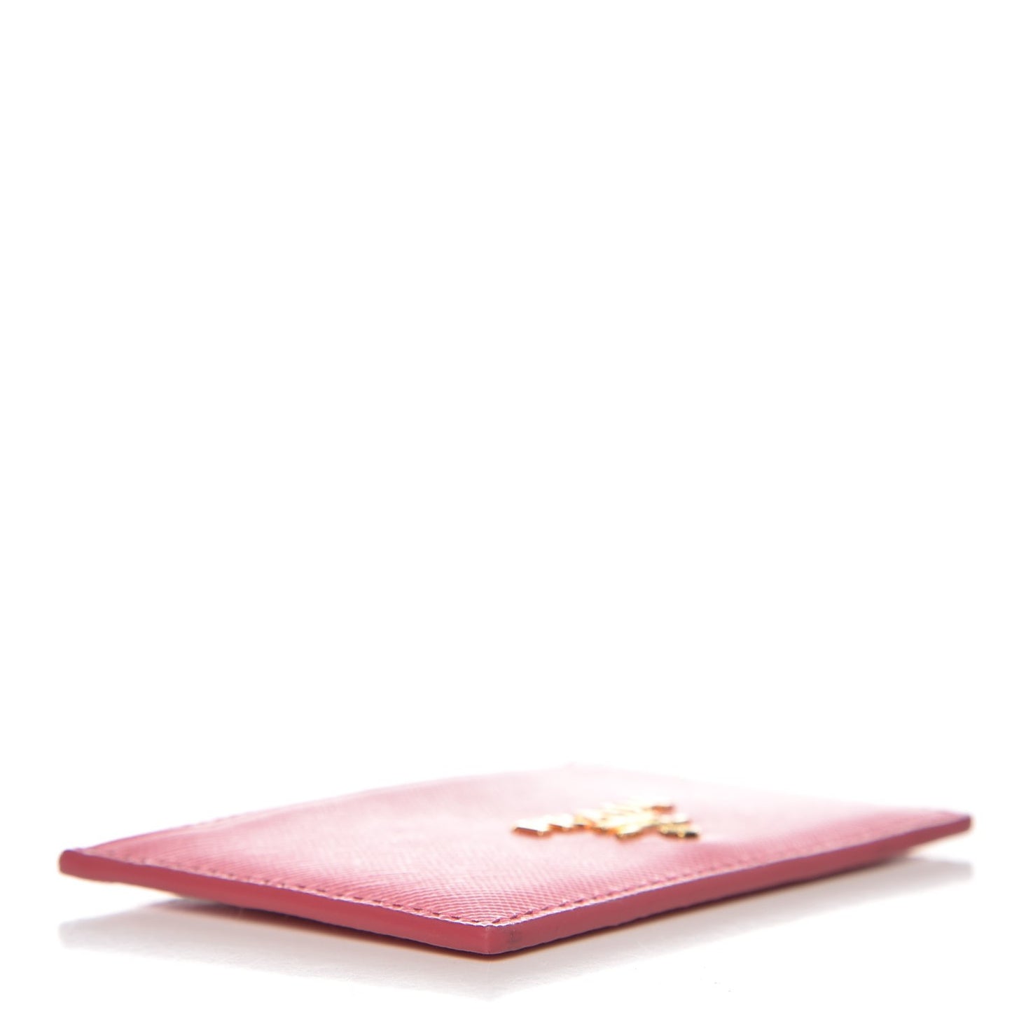 Saffiano Metal Card Case Peonia