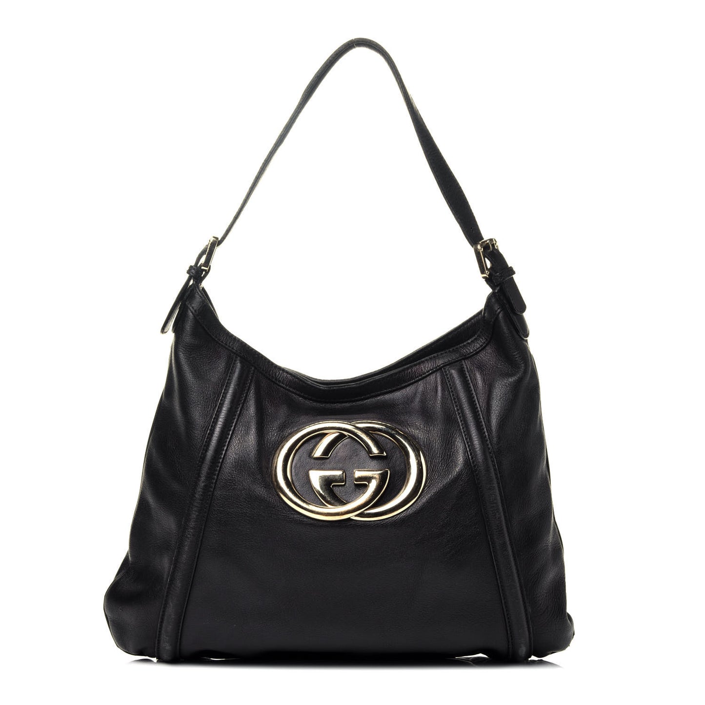 Calfskin Medium Britt Hobo Black