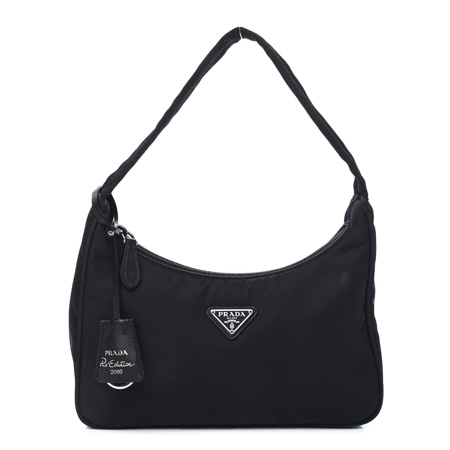 Prada Tessuto Nylon Mini Re-Edition 2000 Bag Black 1 of 10
