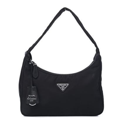Prada Tessuto Nylon Mini Re-Edition 2000 Bag Black 1 of 10