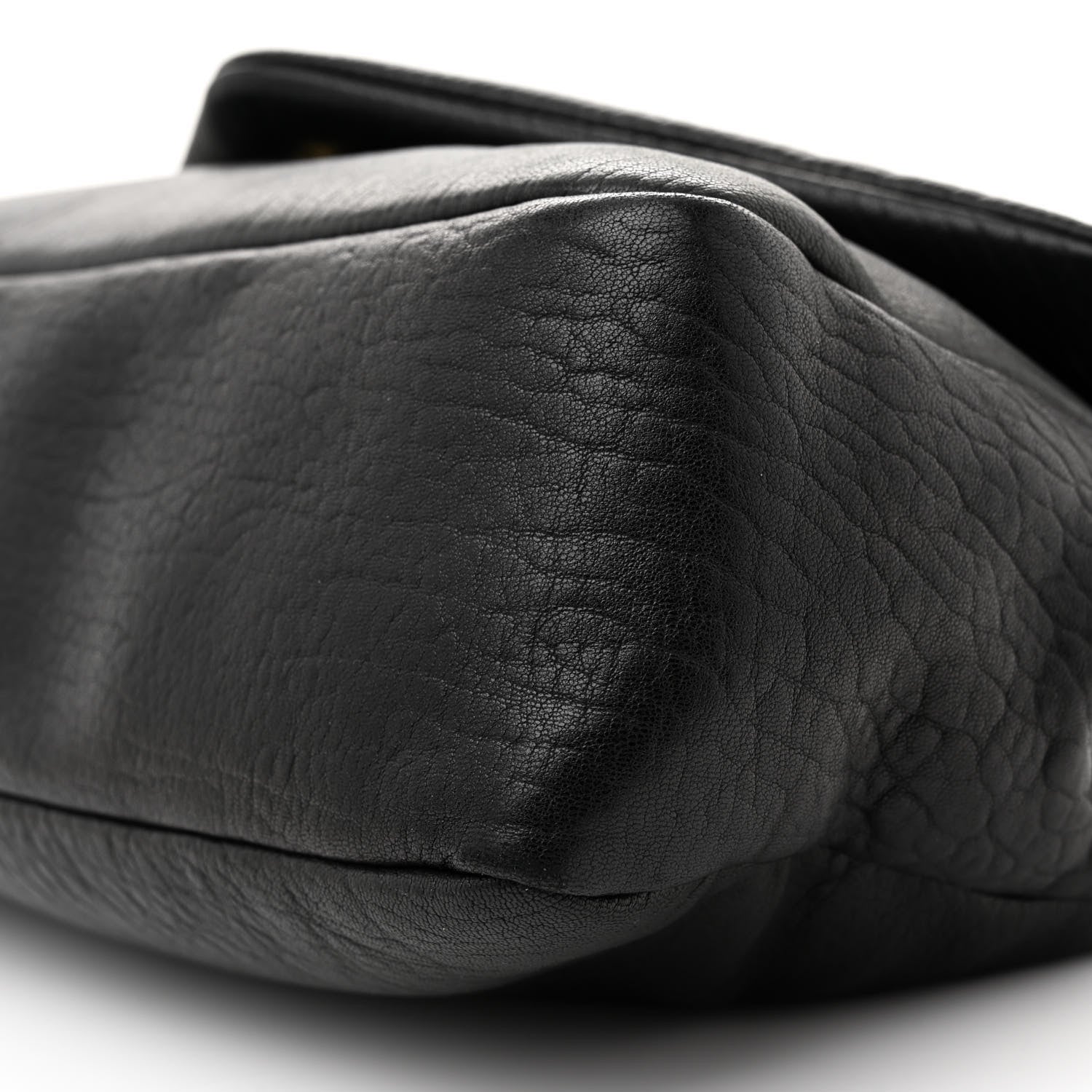 Saint Laurent Grained Lambskin Large Calypso Black 10 of 12