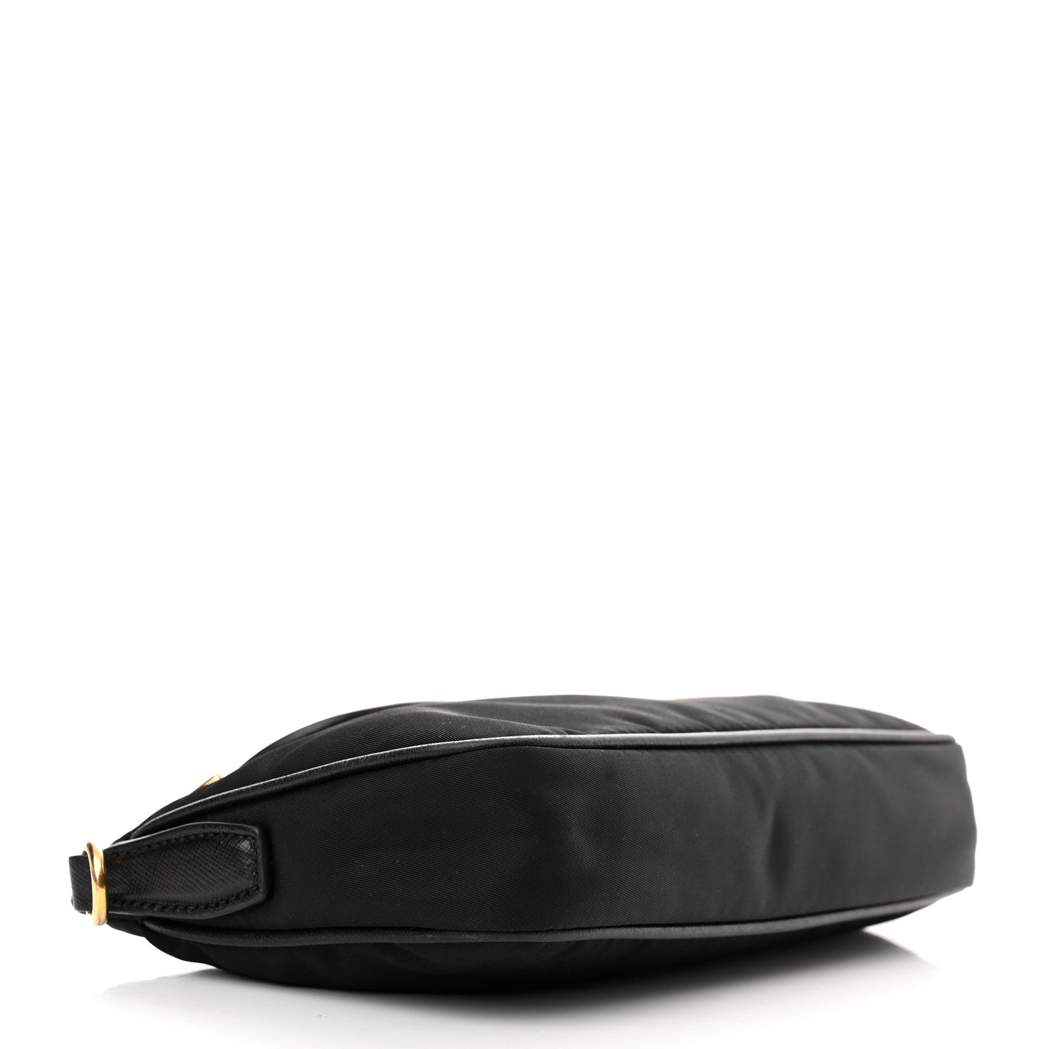 Prada Tessuto Nylon Saffiano Crossbody Bag Black 4 of 15