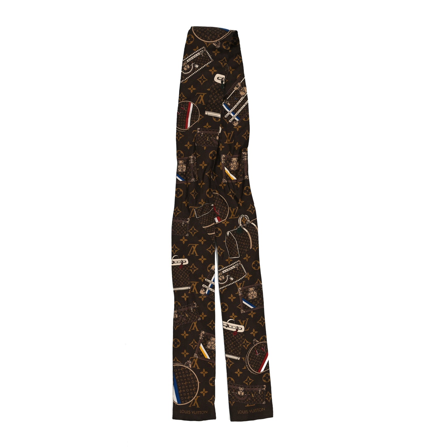 Silk Monogram Trunks Bandeau