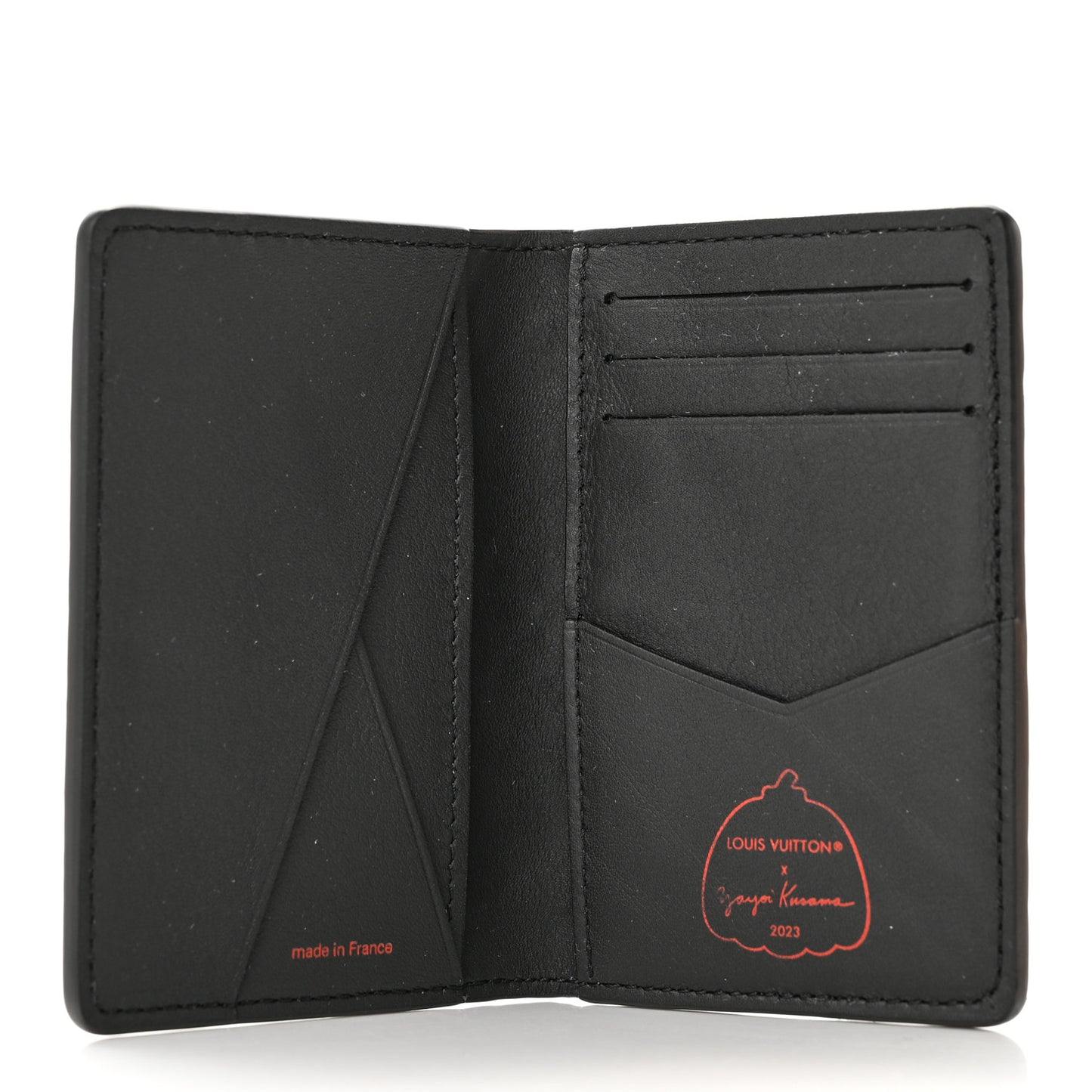 LV X YK Empreinte Pocket Organizer Black Red