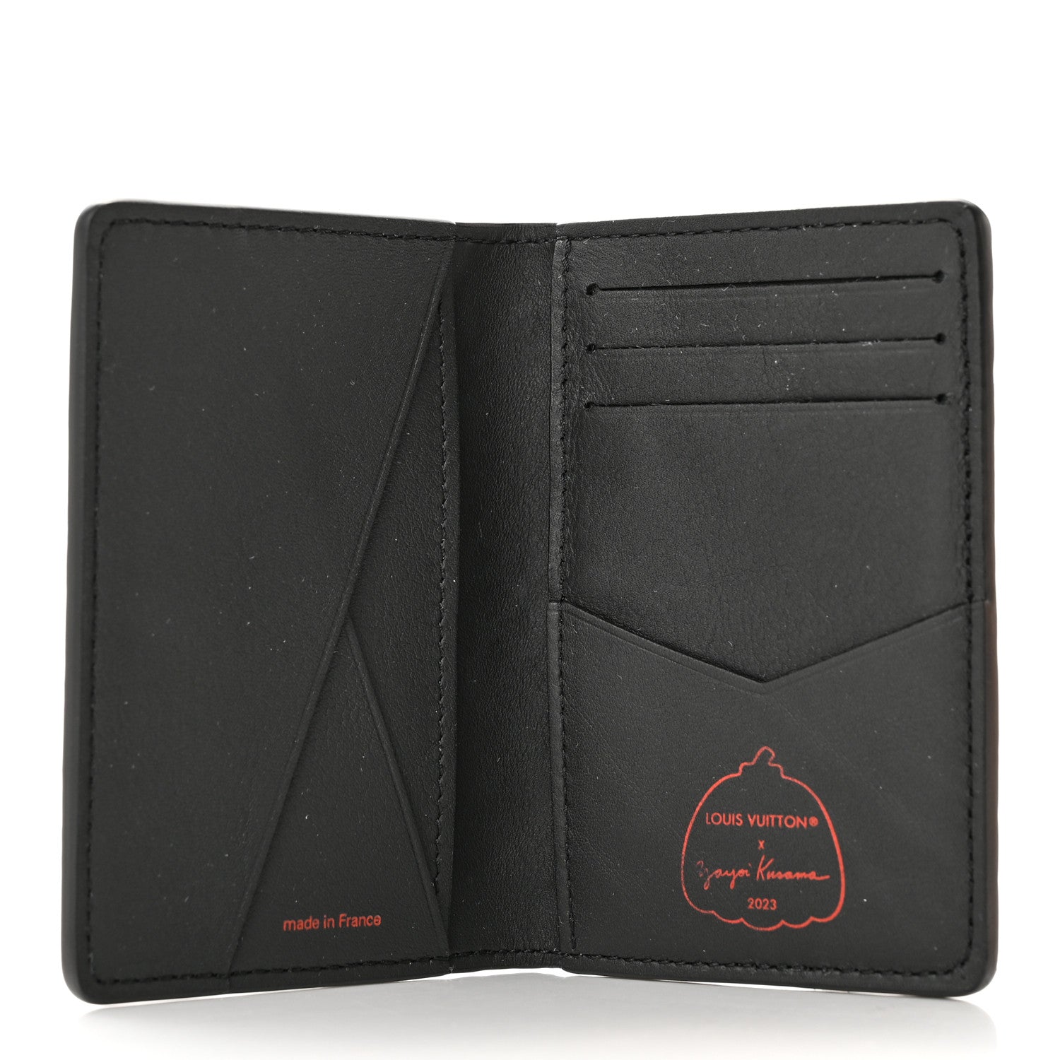 Louis Vuitton LV X YK Empreinte Pocket Organizer Black Red 5 of 12