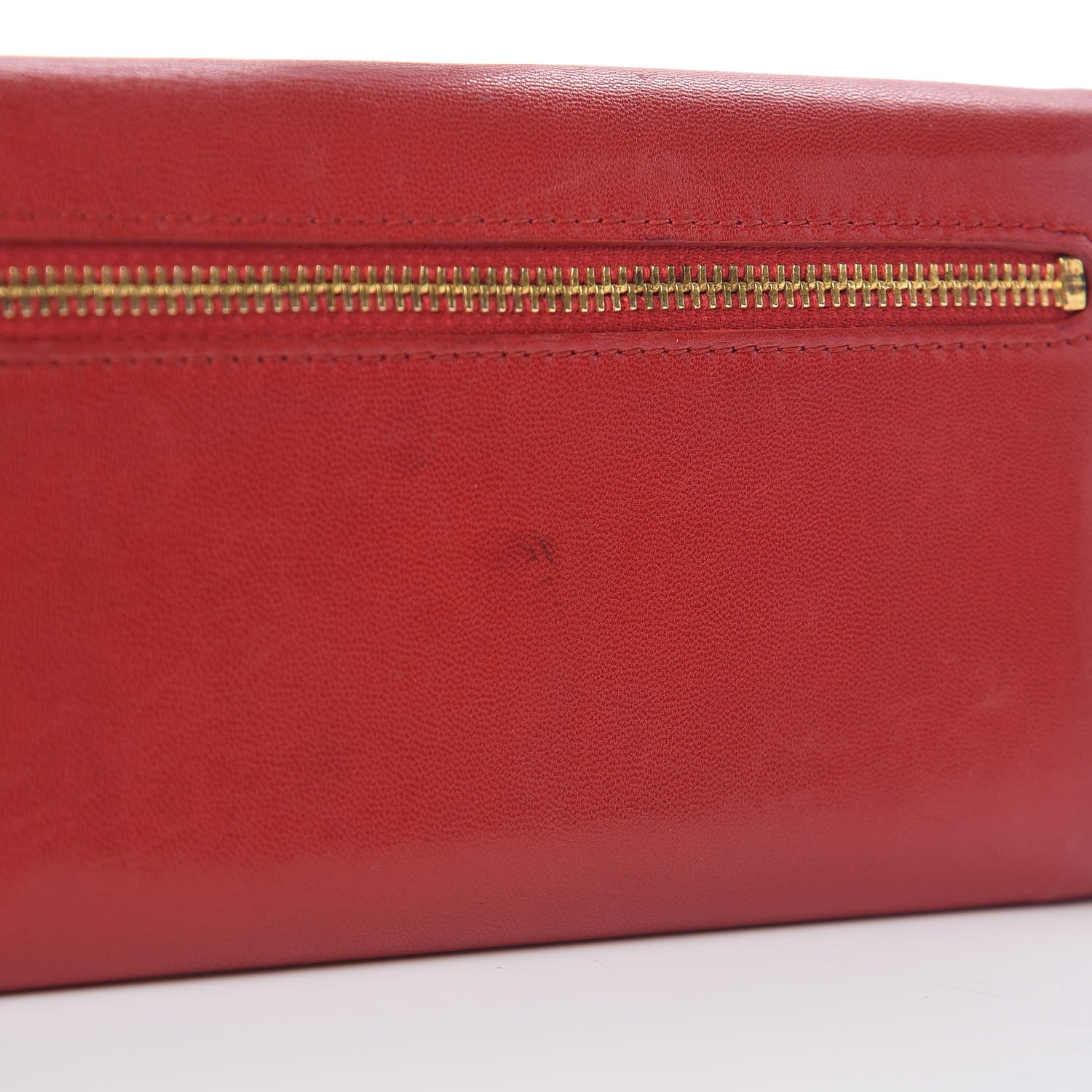 Prada Nappa Flame Continental Flap Wallet Red 8 of 8