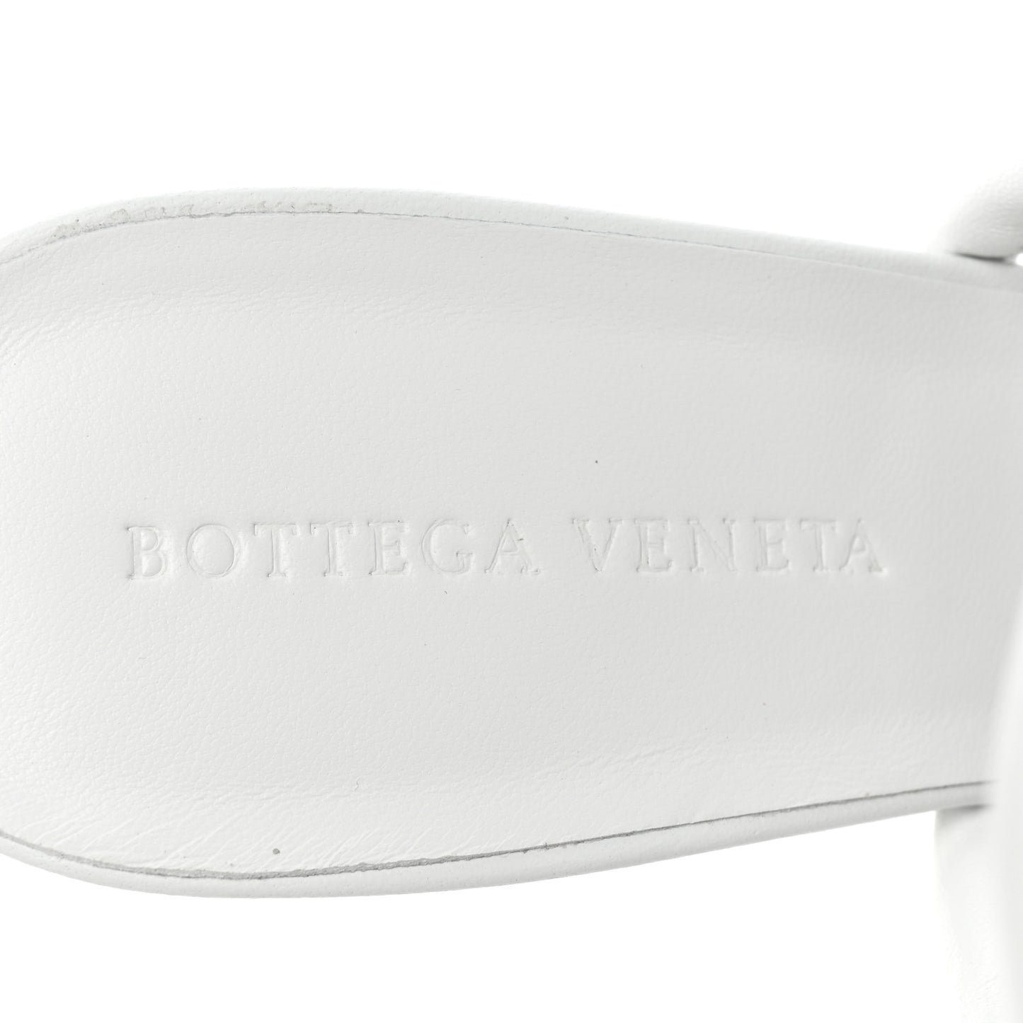 Nappa Dream Knotted Sandals 39 White