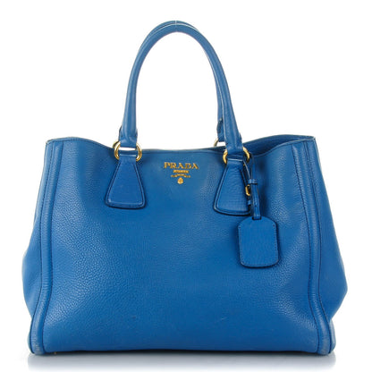 Prada Vitello Daino Tote Cobalto 1 of 10