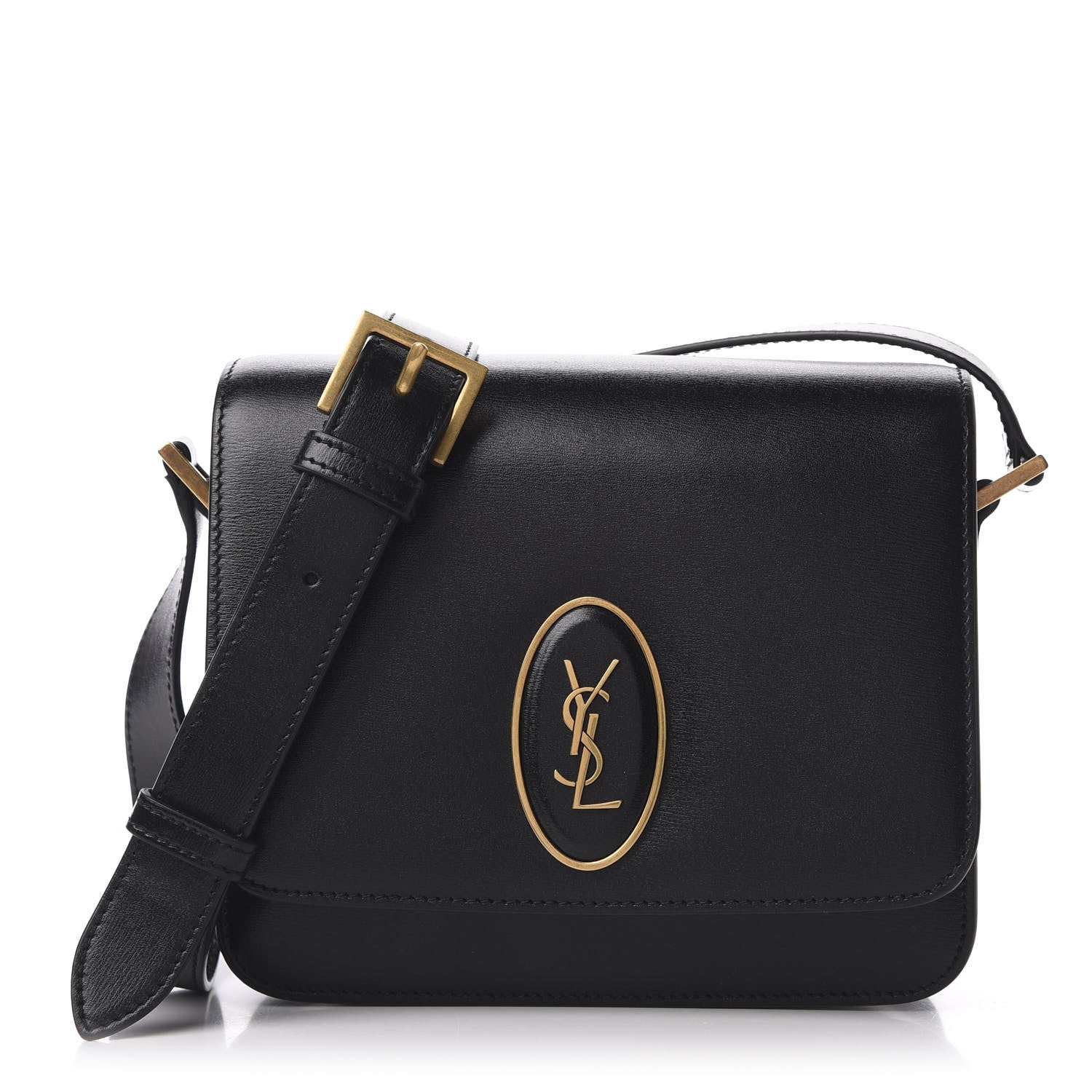 Saint Laurent Calfskin Le 61 Shoulder Bag Black 1 of 11