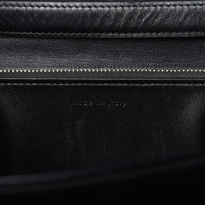 Celine Box Calfskin Medium Classic Box Flap Bag Black 9 of 10