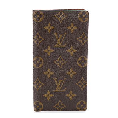Louis Vuitton Monogram Porte Valeurs Checkbook Wallet 1 of 5