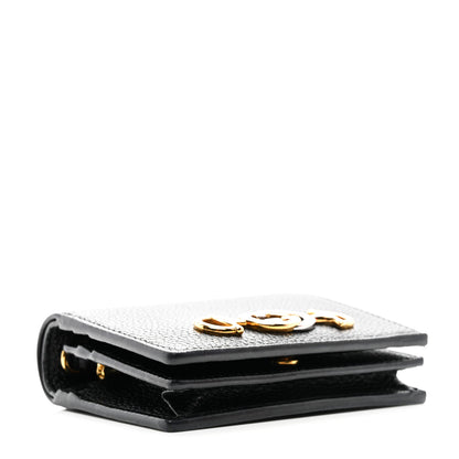 Gucci Grainy Calfskin Zumi Chain Card Case Wallet Black 4 of 7