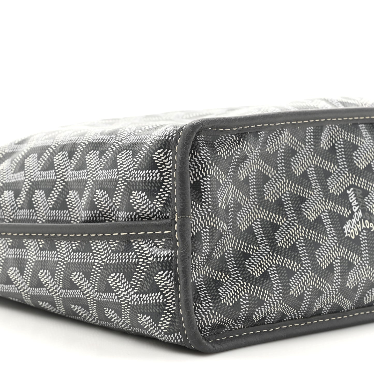 Goyardine Reversible Mini Anjou Grey