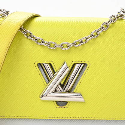 Louis Vuitton Epi Twist Shoulder Bag MM Purple Yellow Grey 8 of 12