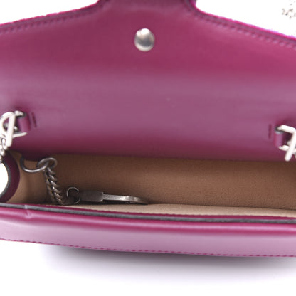 Gucci Velvet Super Mini Dionysus Shoulder Bag Fuchsia Violet Cyclamen 4 of 10