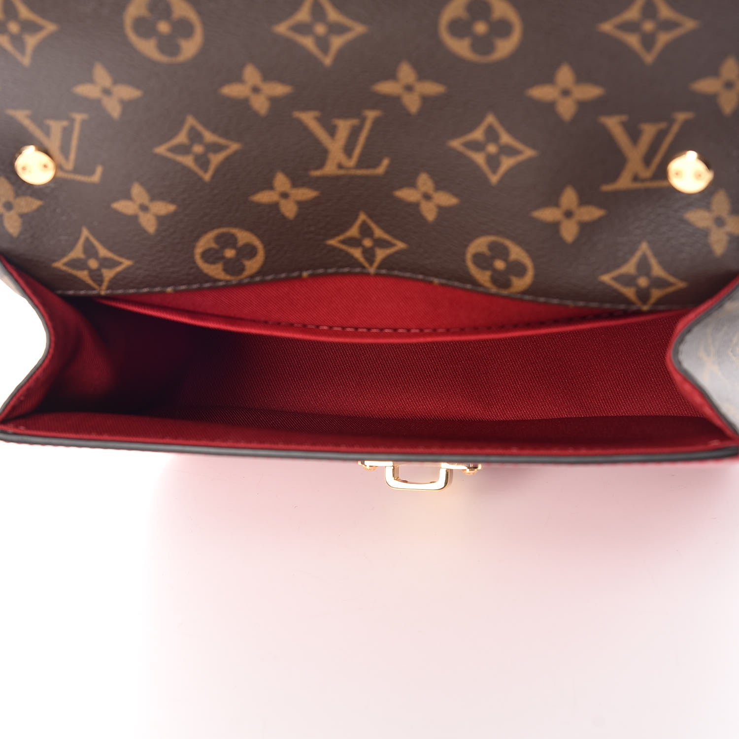 Louis Vuitton Patent Calfskin Monogram Cherrywood BB Scarlet 5 of 8