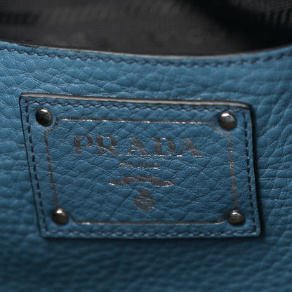 Prada Vitello Daino Shopping Tote Cobalto 6 of 16