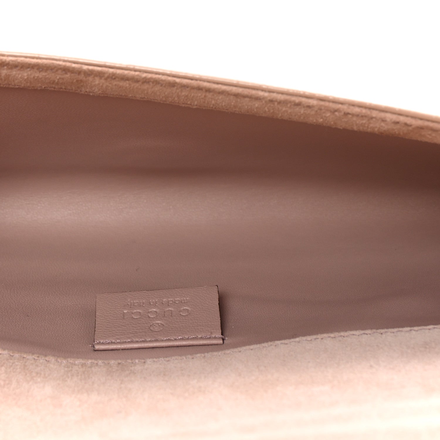 Gucci Patent Microguccissima Small Broadway Clutch Dark Cipria 5 of 8
