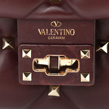 Valentino Garavani Nappa Medium Candystud Top Handle Bag Rubin 10 of 11