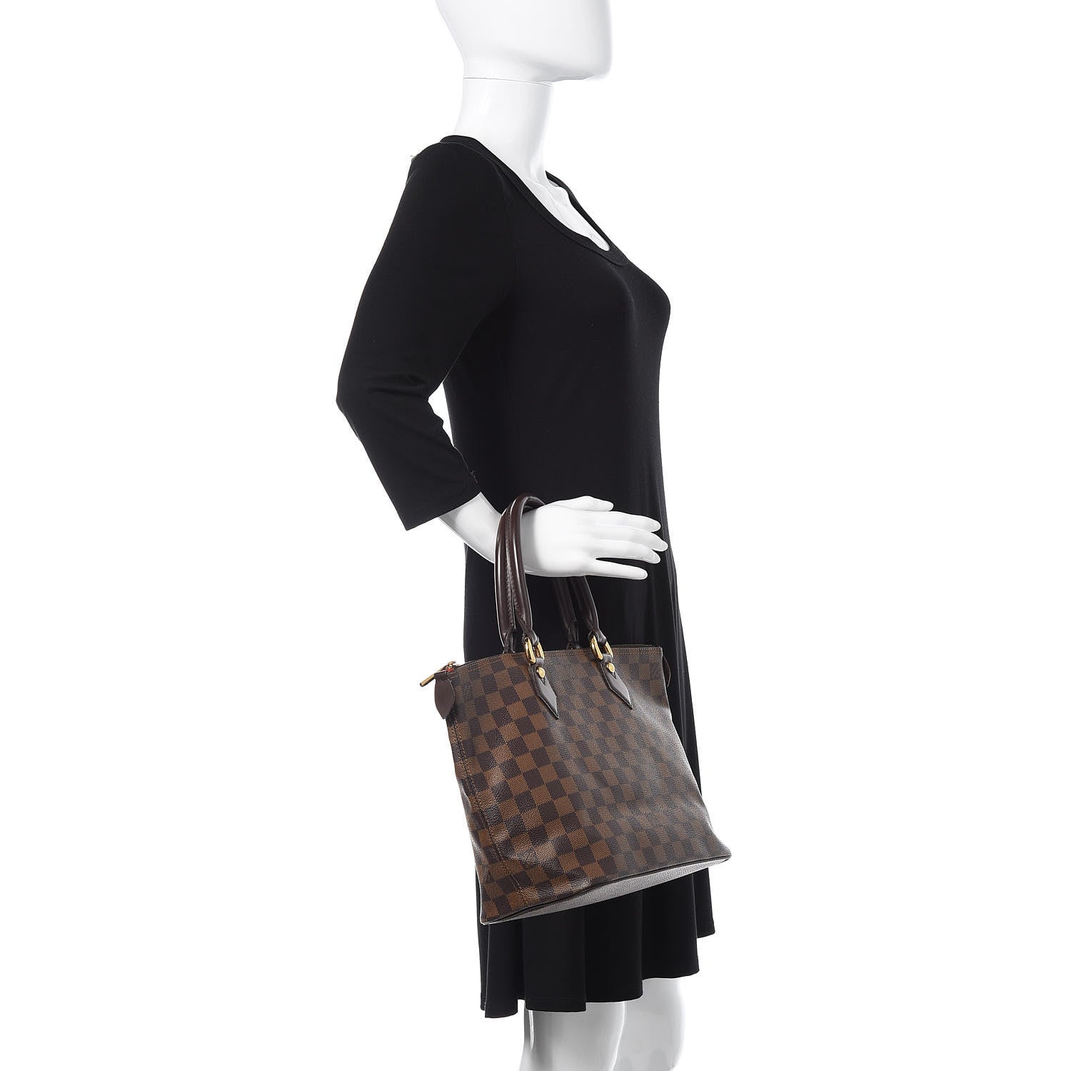 Louis Vuitton Damier Ebene Saleya PM 2 of 12