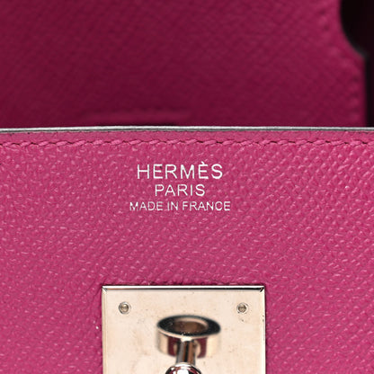 Hermes Epsom Birkin 30 Rose Pourpre 5 of 11