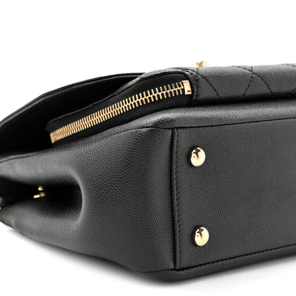 Chanel Caviar Quilted Medium Business Affinity Flap Black 10 of 12
