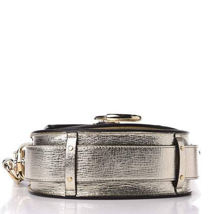 Chloe Metallic Calfskin Small Tess Bag Gold 3 of 10