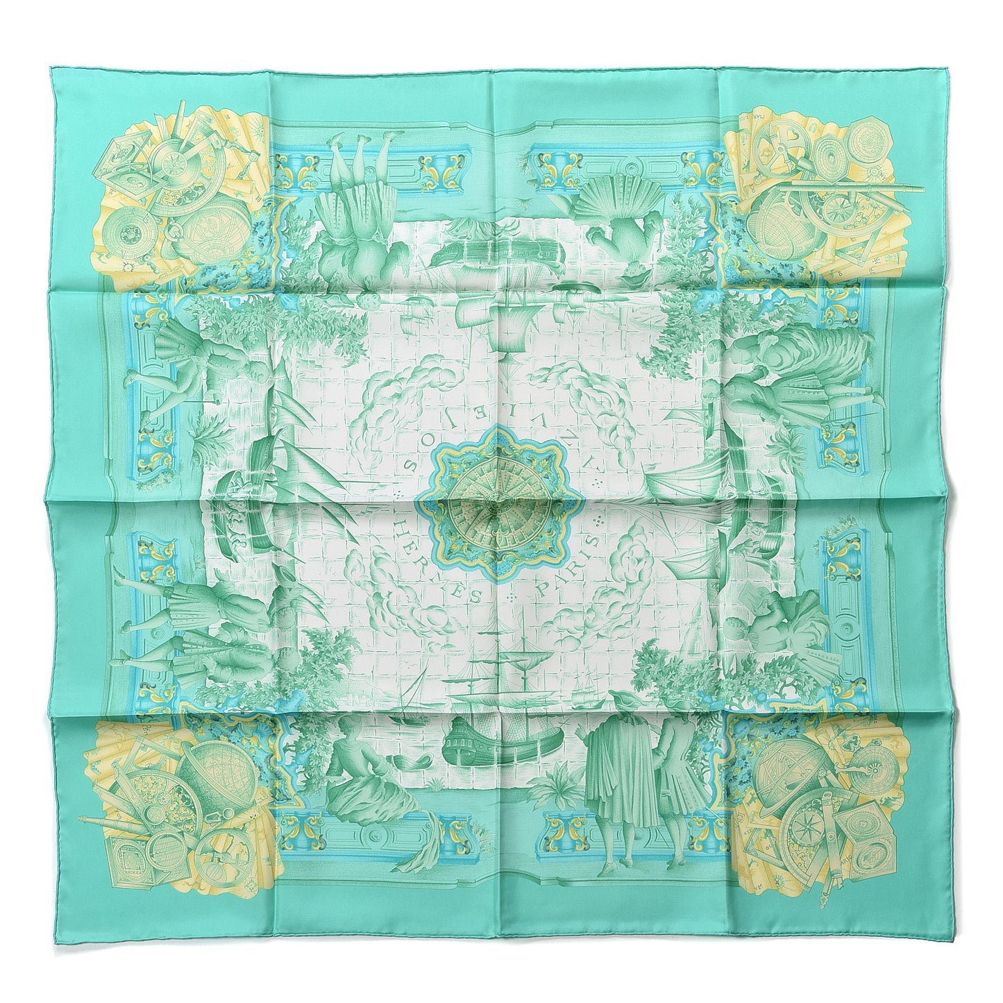 Silk Azulejos 90 Scarf