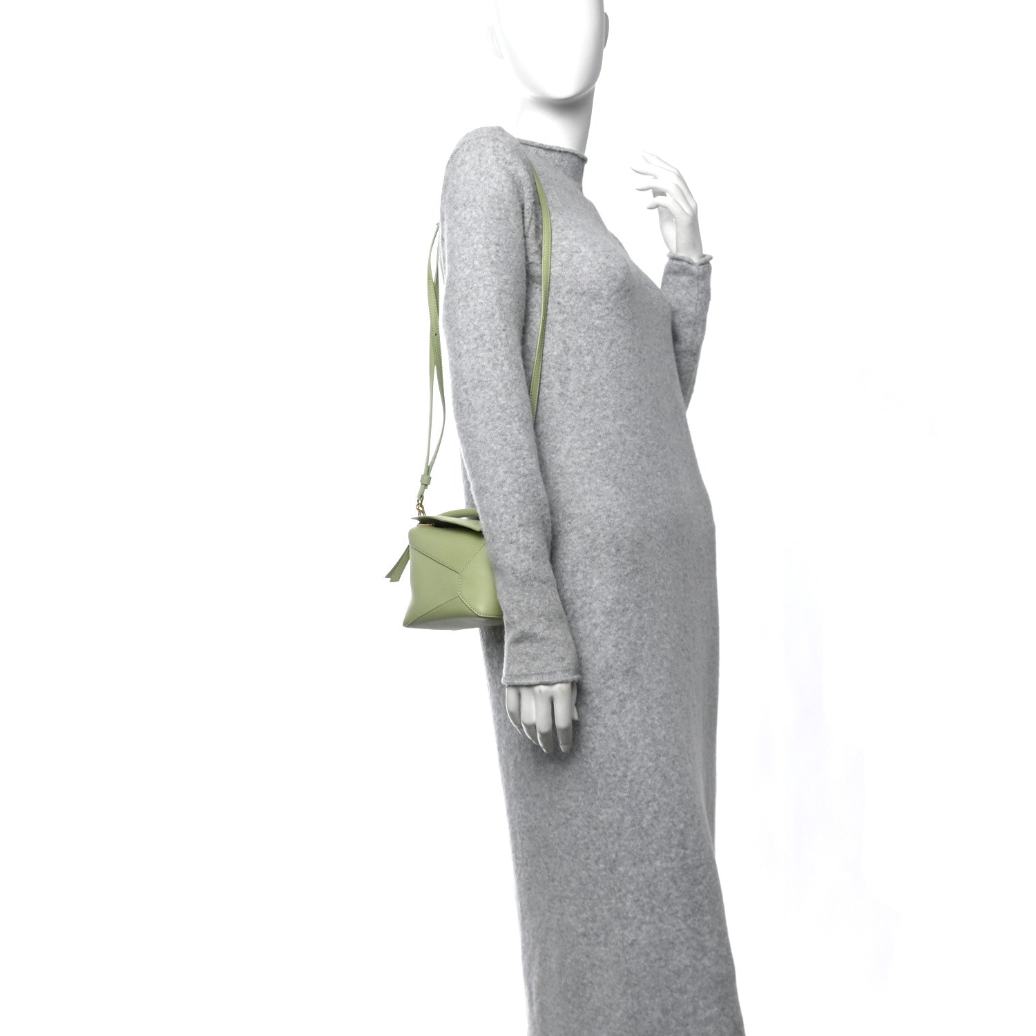 Loewe Calfskin Mini Puzzle Edge Bag Light Pear 2 of 9