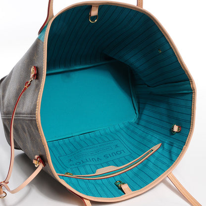Louis Vuitton Monogram V Neverfull MM Turquoise 5 of 7
