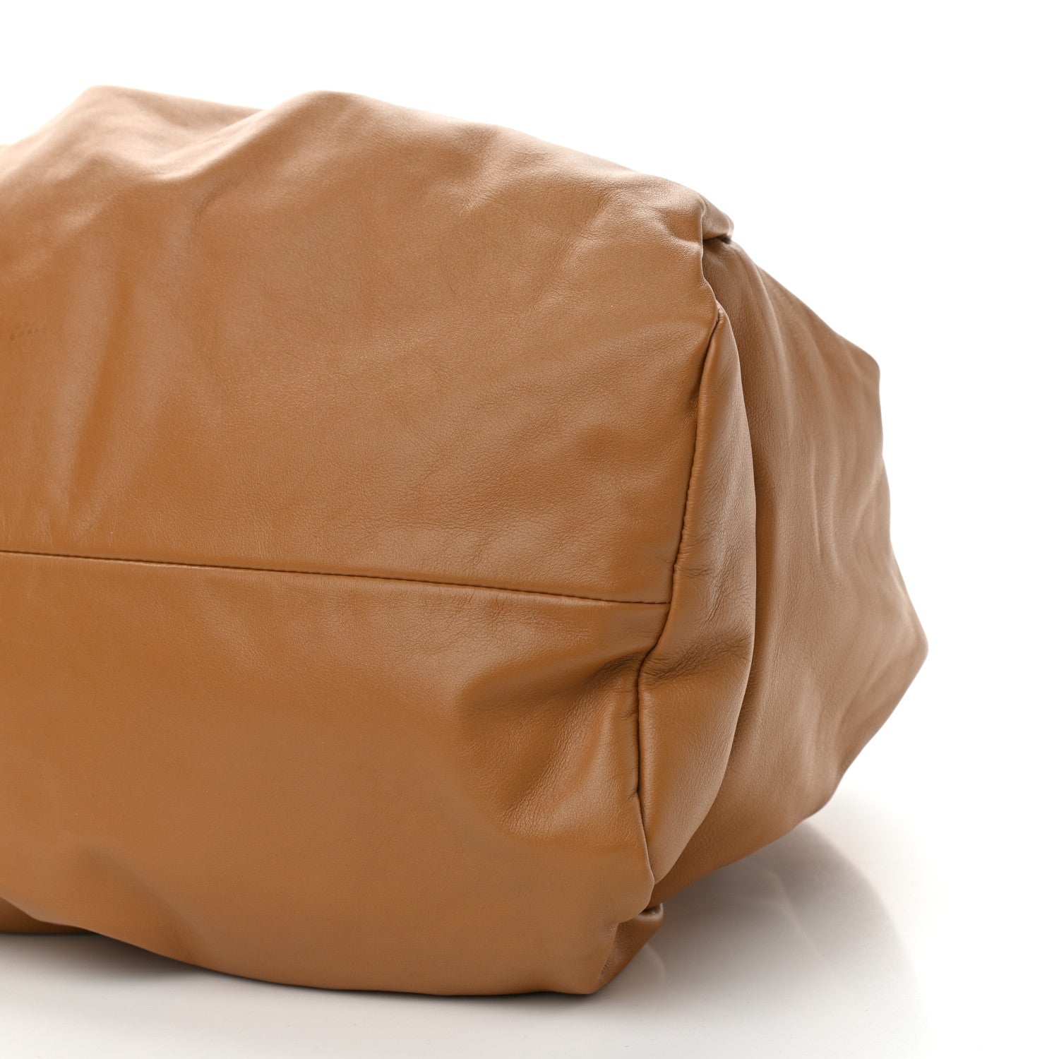 Bottega Veneta Smooth Butter Calfskin Large The Shoulder Pouch Teak 9 of 10