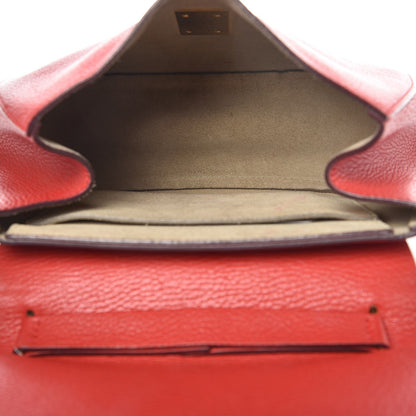 Chloe Grained Lambskin Medium Drew Shoulder Bag Plaid Red 5 of 12