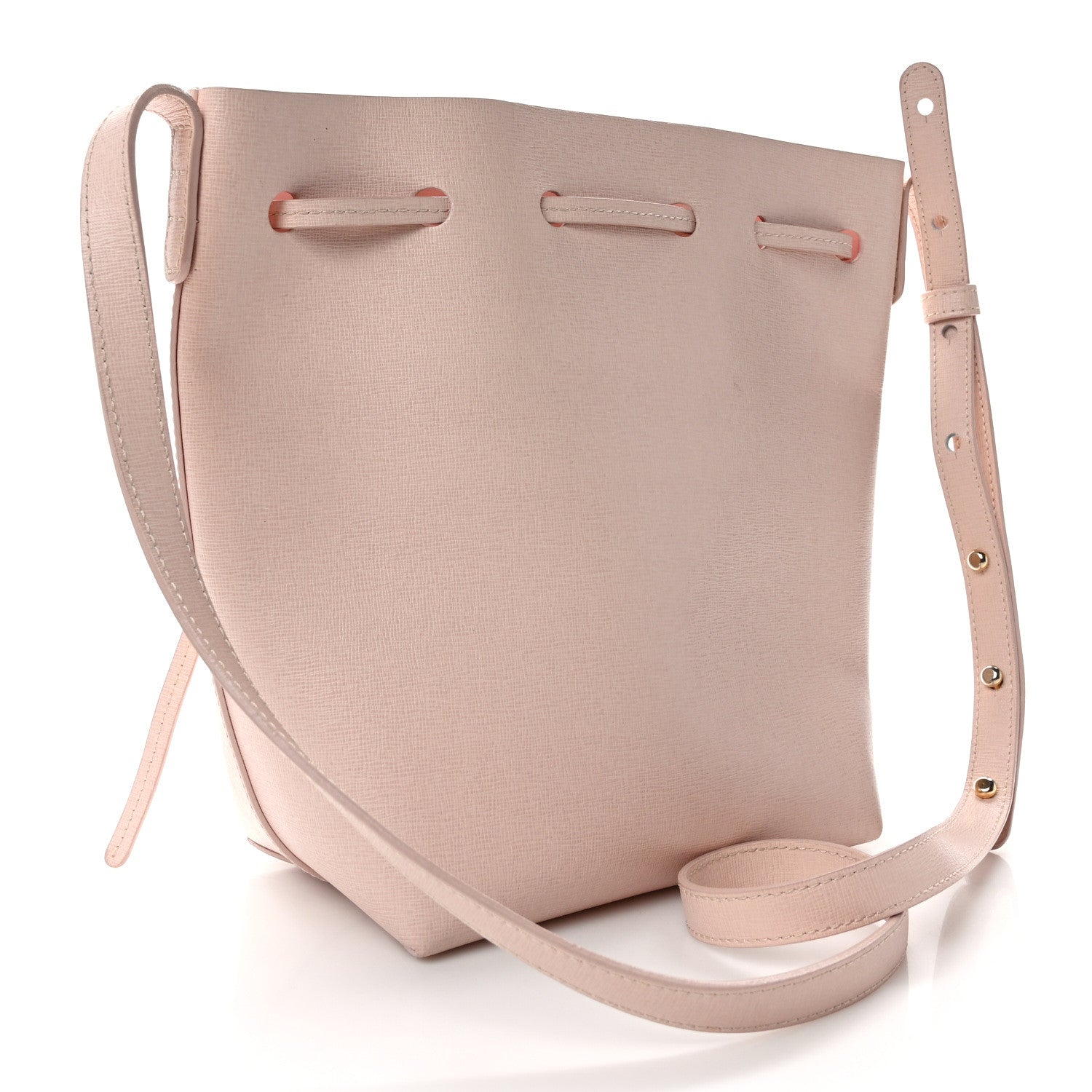 Mansur Gavriel MANSUR GAVRIEL Saffiano Mini Bucket Bag Rosa 3 of 14