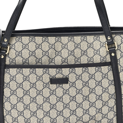 Gucci GG Supreme Monogram Medium Joy Tote Navy 8 of 11