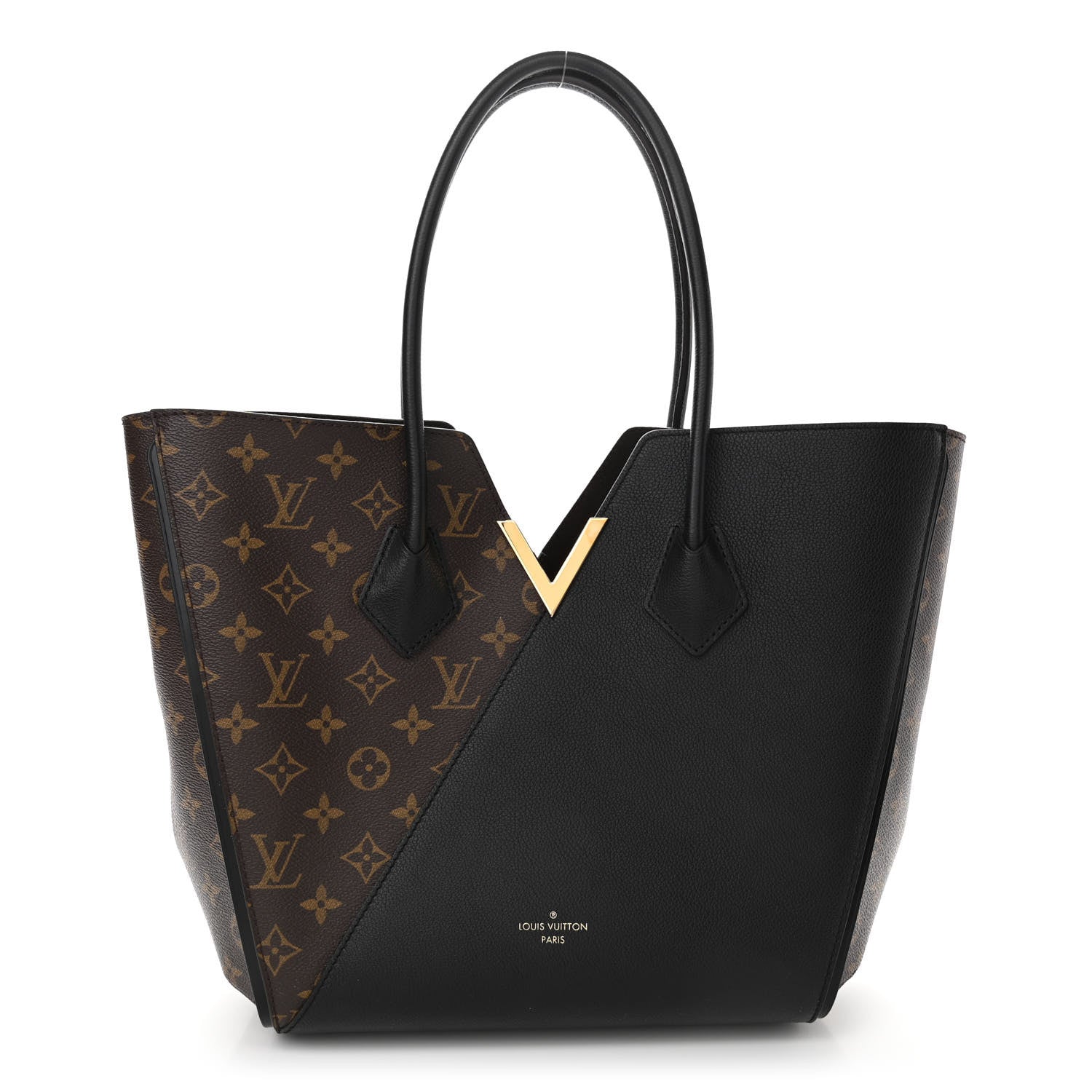 Louis Vuitton Calfskin Monogram Kimono Tote PM Black 1 of 9