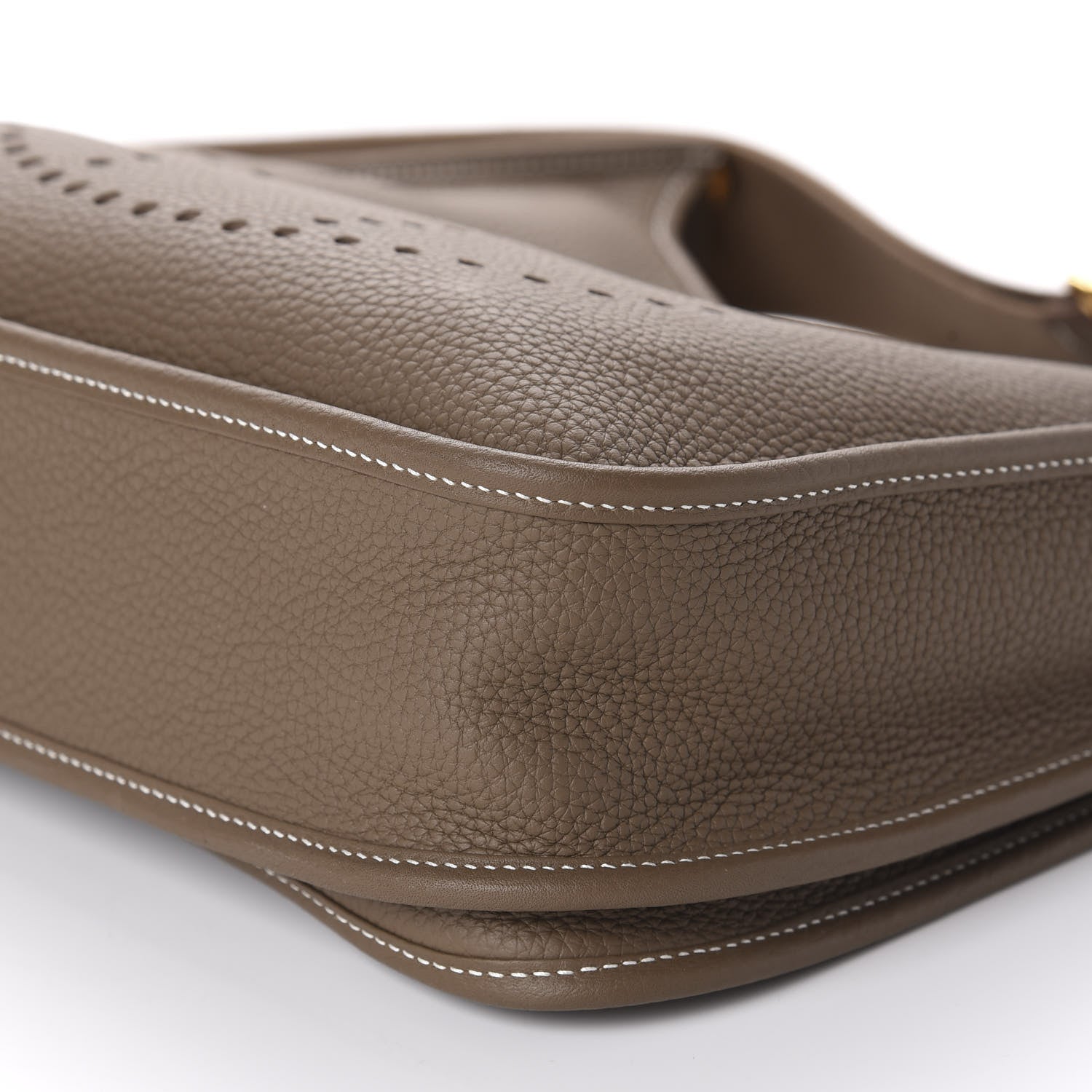 Hermes Taurillon Clemence Evelyne III PM Etoupe 6 of 9