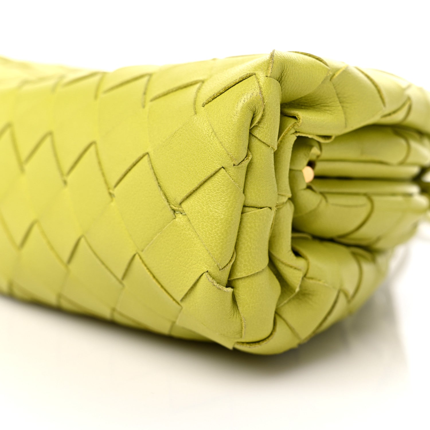 Bottega Veneta Nappa Intrecciato The Mini Pouch Kiwi 8 of 8