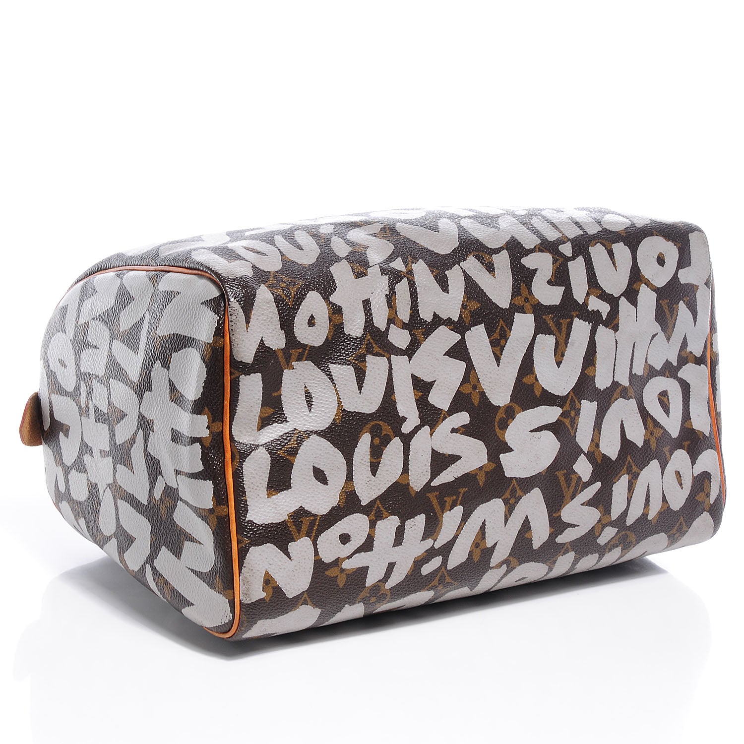 Louis Vuitton Monogram Graffiti Speedy 30 Silver 4 of 8