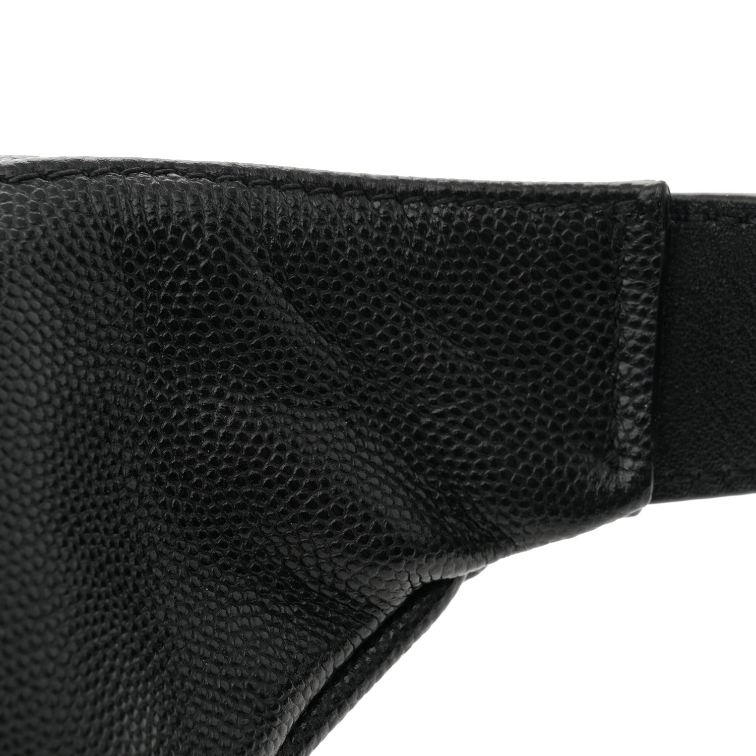 Saint Laurent Grain De Poudre Monogram Belt Bag Black 11 of 13