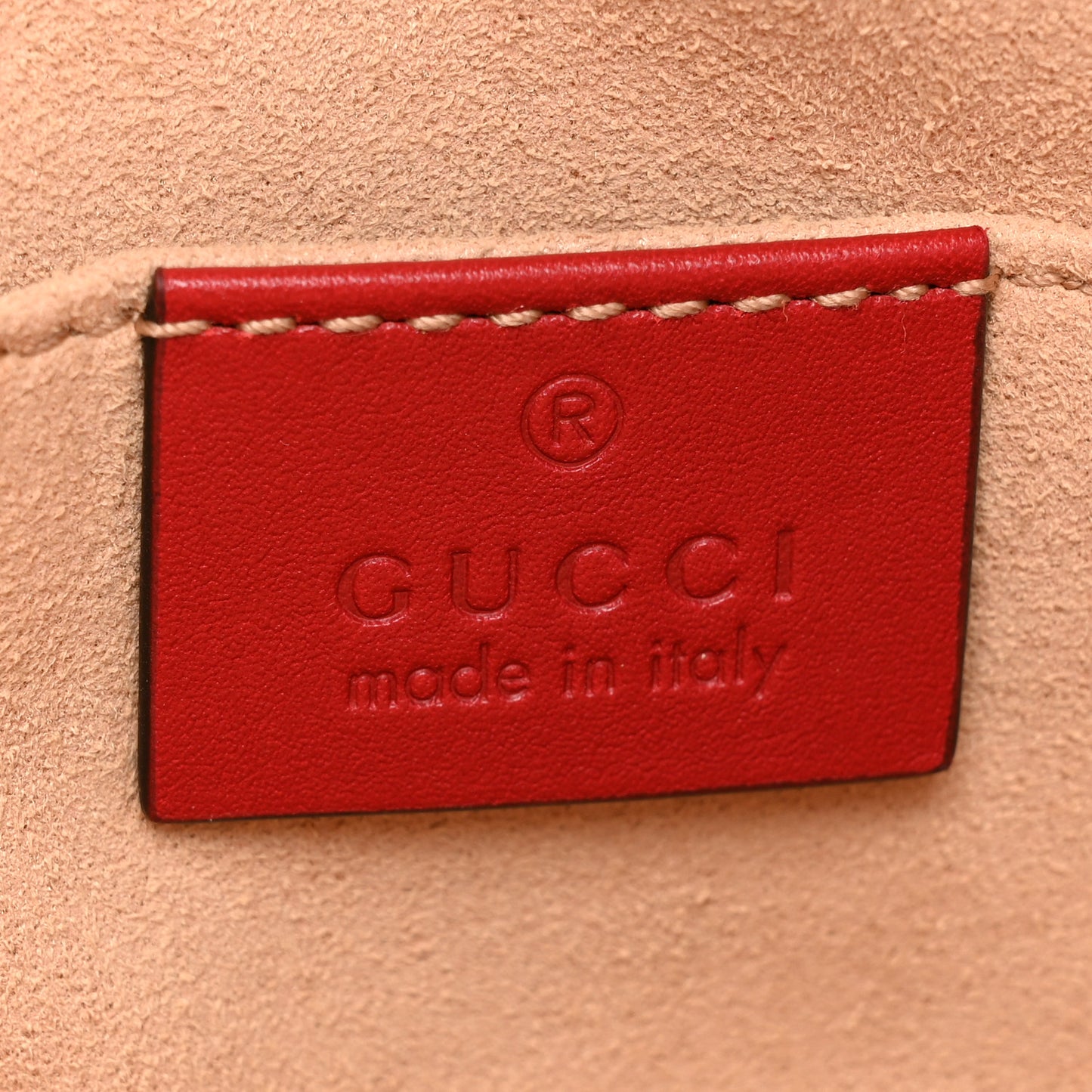 Calfskin Matelasse GG Marmont Belt Bag 85 34 Hibiscus Red