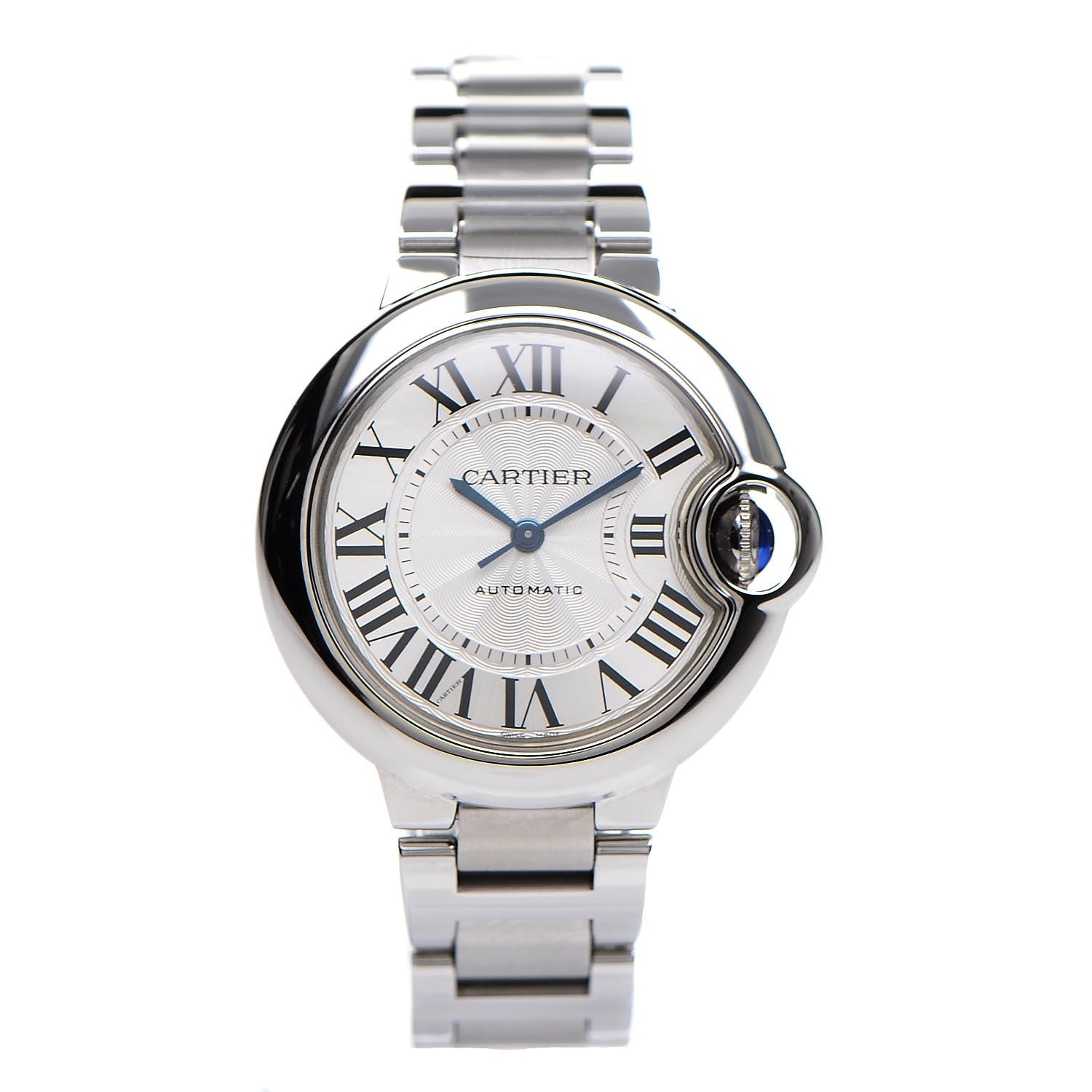 Cartier Stainless Steel 33mm Ballon Bleu De Automatic Watch 1 of 10
