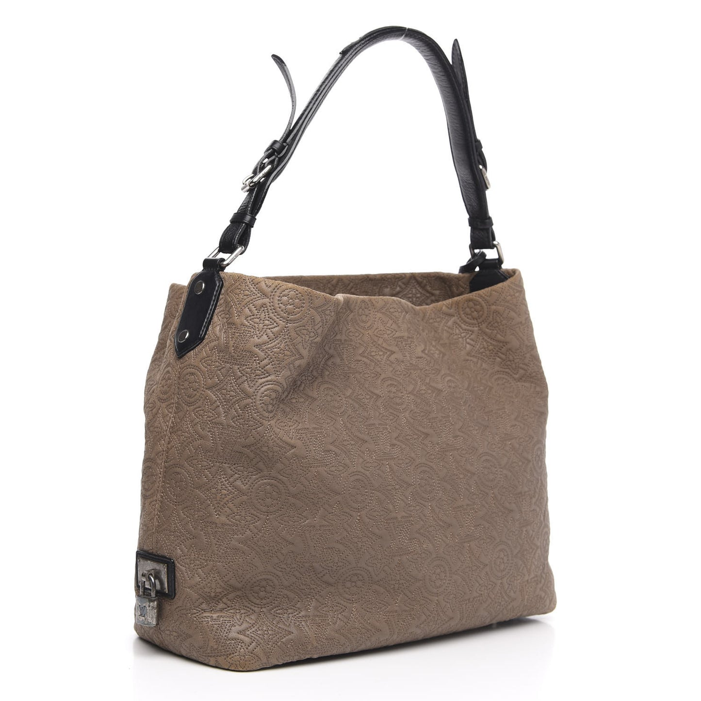 Monogram Lambskin Antheia Hobo PM Fumee
